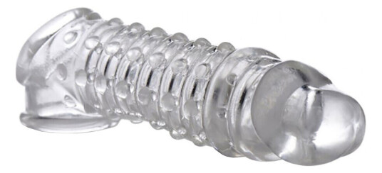 XR Brands - Size Matters Size Matters: Penis Enhancer Sleeve + 4 cm, transparent