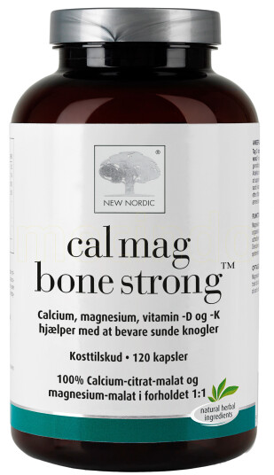 New Nordic Cal Mag Bone Strong 120 Kapsler New Nordic Cal Mag Bone Strong 120 Kapsler