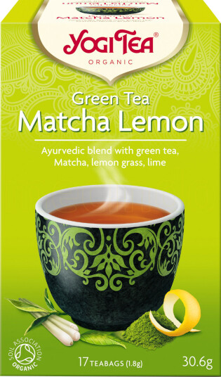 Yogi Tea Matcha Lemon Green Tea Ø - 17 Poser Yogi Tea Matcha Lemon Green Tea Ø - 17 Poser