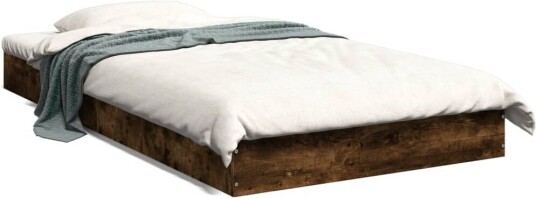 Sengeramme røkt eik 90x190 cm konstruert tre 8721102599354