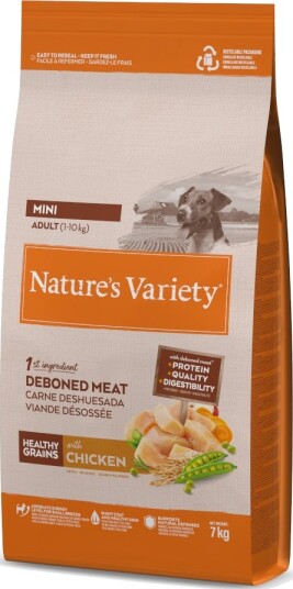 Nature’s Variety tørrfôr Adult Nature's Variety Healthy Grains Mini kylling 7 kg