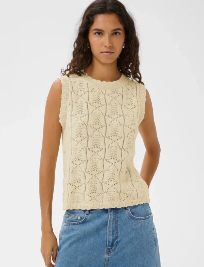 Soaked Slflores Top Cream M