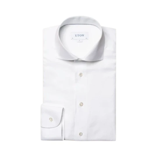 Eton Herre Skjorter Hvit 2XL