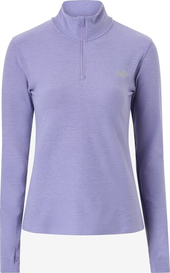 New Balance - Treningstrøye Sport Essentials Space Dye 1/4 Zip - Lilla