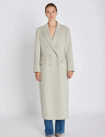 Bruuns Bazaar Fallopiabbabellas Coat - Cream - 40 Bruuns Bazaar Fallopiabbabellas Coat - Cream - 40