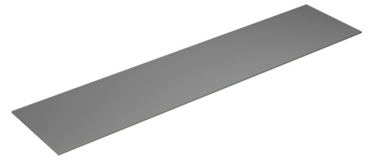 Dansani Calidris Form Topplate B40-232xh1xd50cm Lys grå Matt / 220cm