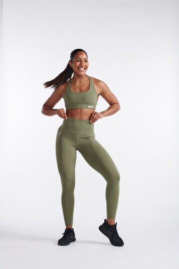 2xu Women's Form Hi-rise Comp Tights Hunter Green/hunter Green L