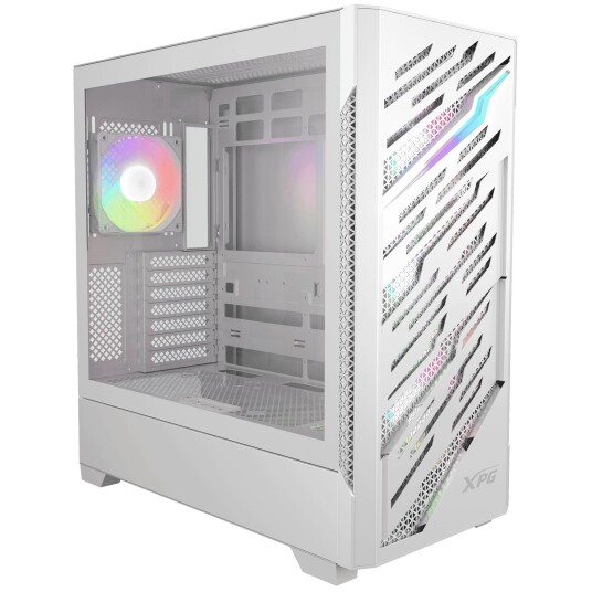 Adata XPG Starker Air BTF Midi Tower E-ATX Hvit med Herdet Glass