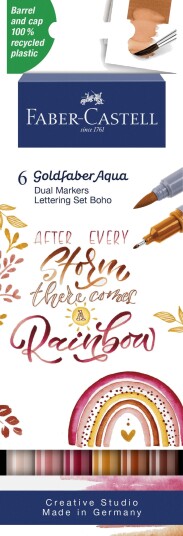 Faber-Castell - Gofa Aqua Dual Marker Lettering Set BoHo (164518) Faber-Castell - Gofa Aqua Dual Marker Lettering Set BoHo (164518)