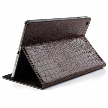 iPad Air Folio-veske Krokodillemønster Brun