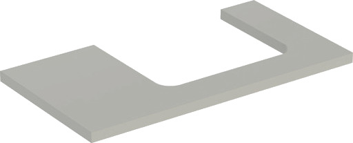 GEBERIT ONE benkeplate 900x470x30mm kuttet th t/hw svært komprimert t