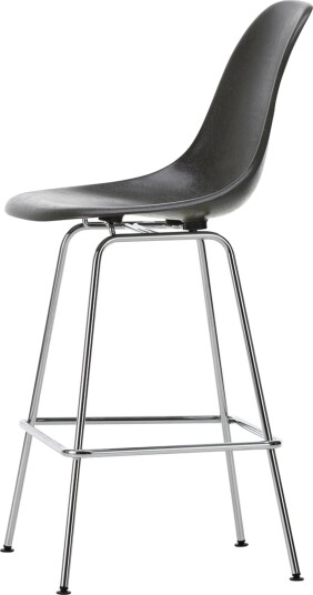 Vitra Eames Glassfiberbarkrakk Medium Elefantskinn Grå/ Krom Vitra Eames Glassfiberbarkrakk Medium Elefantskinn Grå/ Krom