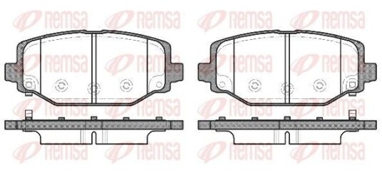 Bremseklosser REMSA 1483.04 Bremseklosser REMSA 1483.04
