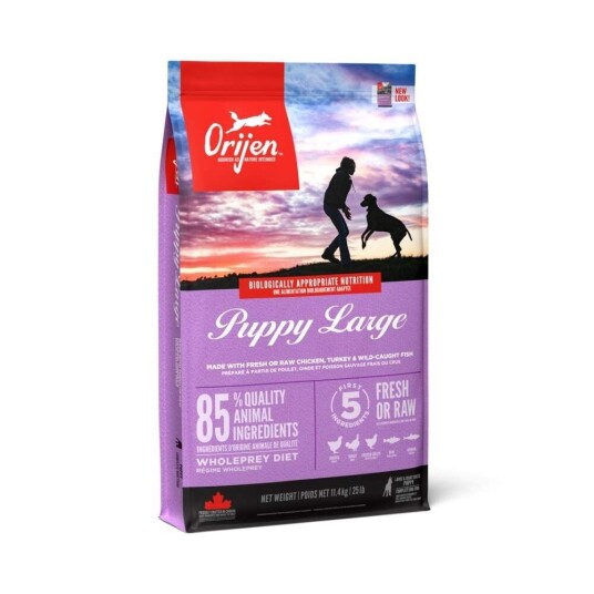 Orijen Kornfritt Hundefôr for Valper Large 11,4 kg