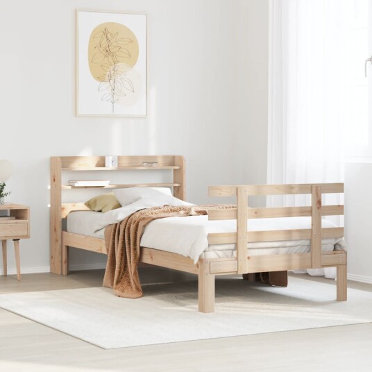  Sengeramme med hodegavl 90x190 cm heltre furu