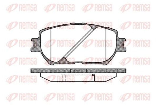 Bremseklosser REMSA 0884.00