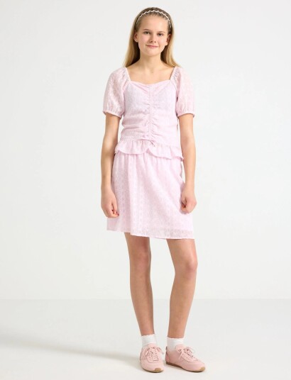 Lindex Skirt With Lurex   Pink   158/164