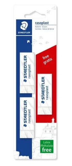 Staedtler Erasers rasoplast blistercard