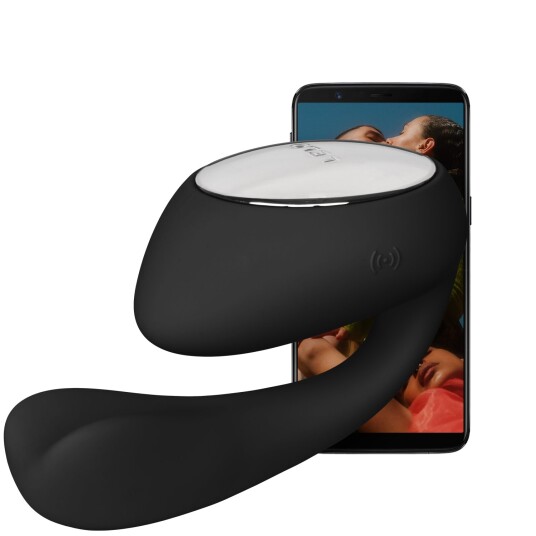 Lelo IDA Wave App-kontrollert Wavemotion Vibrator for Par - Svart