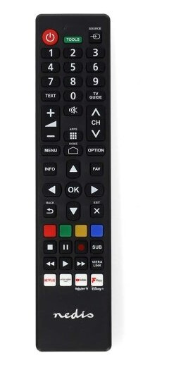 Nedis Tvrc45pashbk, Tv, Ir Trådlös, Tryckknappar, Svart Nedis Tvrc45pashbk, Tv, Ir Trådlös, Tryckknappar, Svart