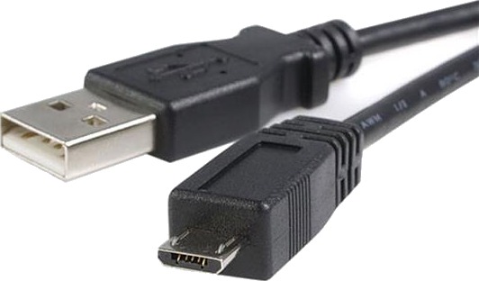 StarTech 2m Micro USB A til B Kabel - USB 2.0 - Svart