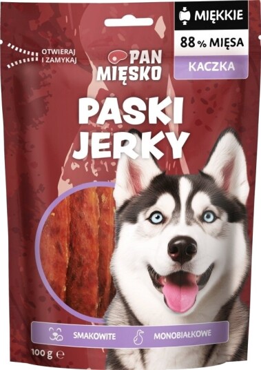 Pan Miesko Jerky Duck Godbit Til Hund 100 G
