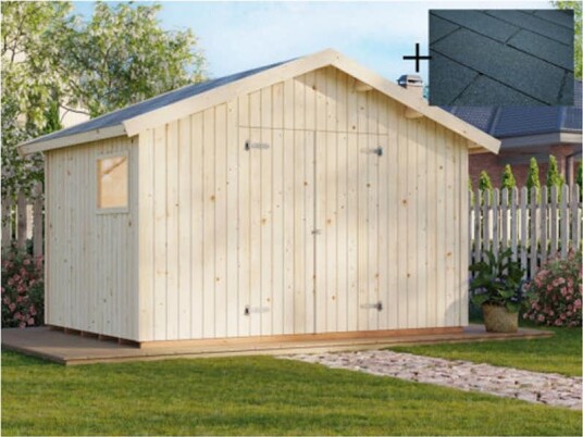 Redskapsbod Palmako Nils 8,2 m2 med Takshingel