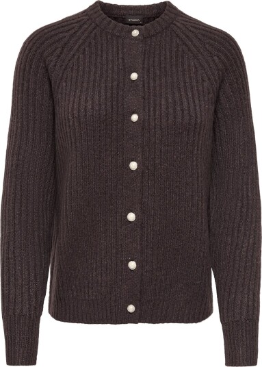 ONLY Onlkalibu L/S Cardigan Knt Noos CHOCOLATE BROWN L