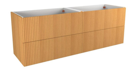 Vikingbad MIE Bølge Servantskap Eik / 160cm Dobbel