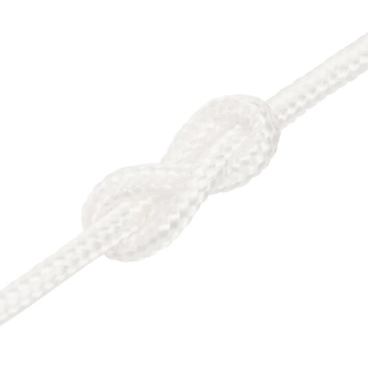  Båttau helhvit 3 mm 25 m polypropylen