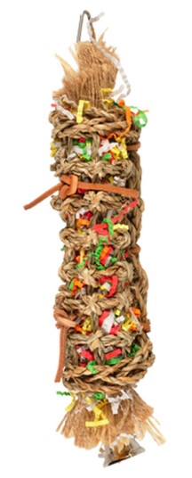 Parpyr Parakeet Toy Tube Multicolored X-Large (Flerfarget) Parpyr Parakeet Toy Tube Multicolored X-Large (Flerfarget)
