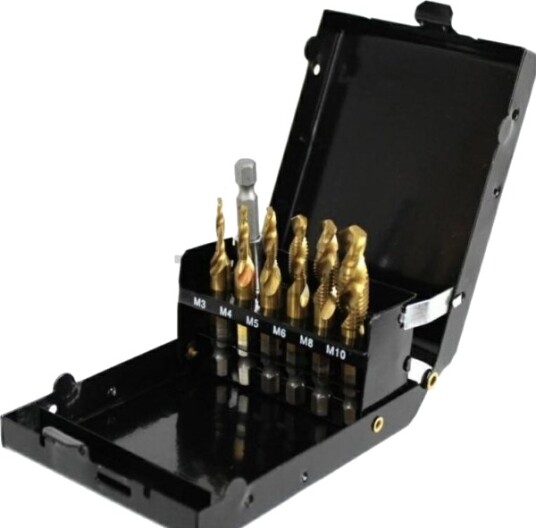 Silver Gjenge-/Tappsats M3-M10 7 Deler