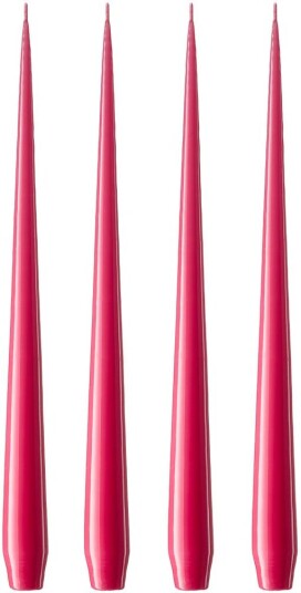 Ester & Erik lys42 cm 4 stk. lakket Deep pink 41/2 Ester & Erik lys42 cm 4 stk. lakket Deep pink 41/2