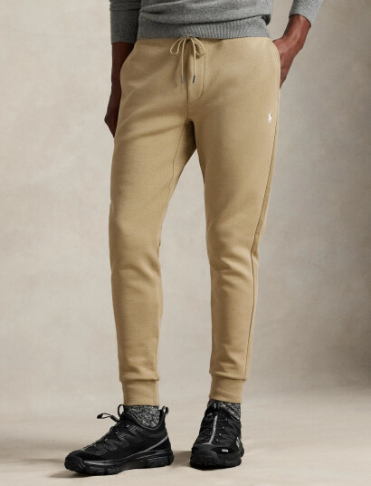 Polo Ralph Lauren Double-Knit Jogger Pant - Beige - S