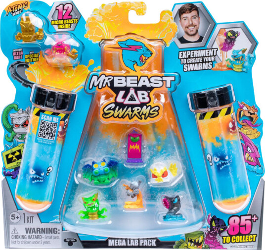Beast Lab MrBeast LAB Swarms S2 Atomic Series 12 Pakning Crab Cat Beast Lab MrBeast LAB Swarms S2 Atomic Series 12 Pakning Crab Cat