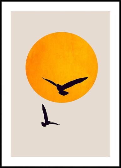 Birds In the Sky Plakat Plakat / 100x150cm