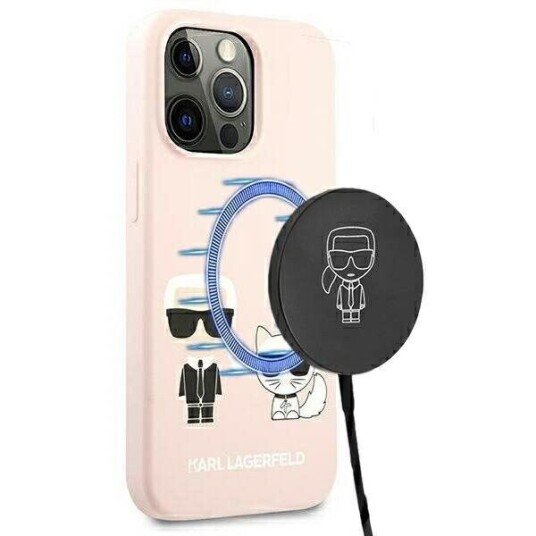 Karl Lagerfeld MagSafe Hardcase for iPhone 13 Pro/13 - Lys Rosa