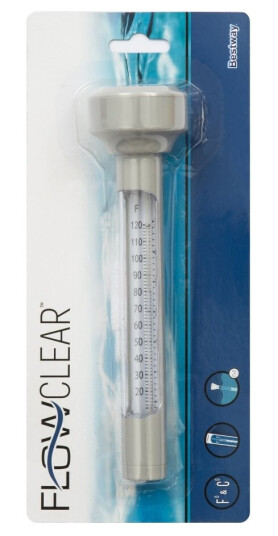 Bestway 58072, Termometer, Grå, °C, °F, 71 G, 1 Stykker, Blister Bestway 58072, Termometer, Grå, °C, °F, 71 G, 1 Stykker, Blister