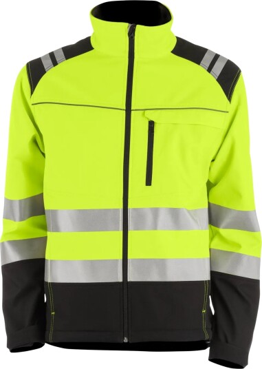 Univern Softshelljakke Kl. 3 98125-17 Gul XL