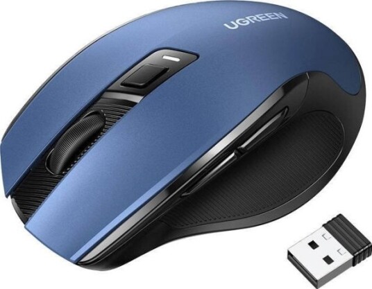 Ugreen Mu006 2.4 Ghz + Bluetooth 5.0 Wireless Mouse (Navy Blue)