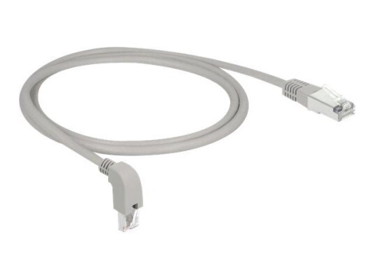Delock Cat6A Koblingskabel 1 m S/FTP Grå