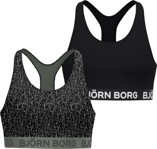 Björn Borg Cotton Stretch Soft Top 2P Khaki green 146 152