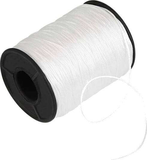 150 meter flettet persiennesnor 1 mm diameter hvit polyetylensnor for persienner aluminiumslameller vindusskodder hageplanter og håndverk CJY