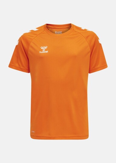 Hummel Hmlcore Xk Core Poly Tee S/S K Orange Tiger 140 Løpe-T-Shirts