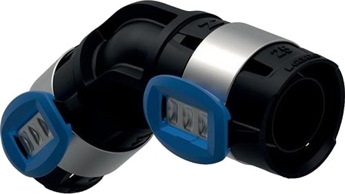Geberit Flowfit 45° Bøjning D:32mm PPSU Svart