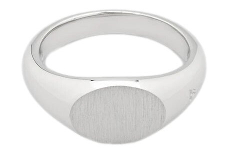 Tom Wood Jewellery Joe Ring Satin Ring Sølv  female 48