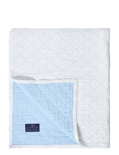 Lexington Home Jacquard Organic Cotton Bedspread - Blue - 160X240 Lexington Home Jacquard Organic Cotton Bedspread - Blue - 160X240