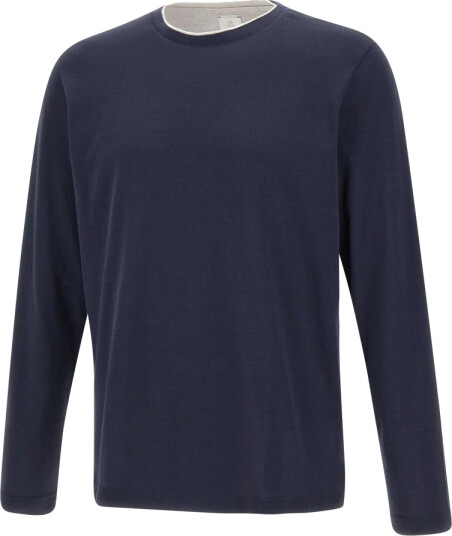 Eleventy Herre Strikkevarer Blå 2XL,
