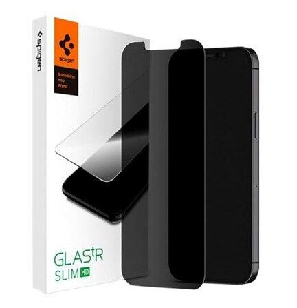 Spigen 9H Privacy Skjermbeskytter for iPhone 12/12 Pro