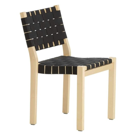 Artek 611 Stol Natur / Sort Artek 611 Stol Natur / Sort
